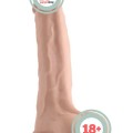 VSCNovelty 9″ Çift Katmanlı Kayan Derili Realistik Penis 23 cm 1