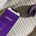 We-Vibe Chorus Çiftler İçin Telefon Uyumlu Vibratör Mor Ek Resim