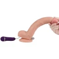 XISE Optimus Realistik Dokulu Titreşimli Büyük Dildo 26 cm 5