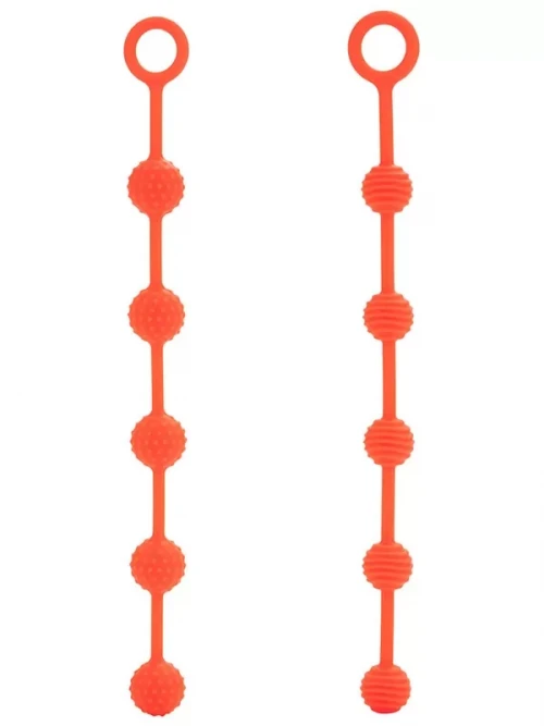 CalExotics Beads Silikon Anal Toplar Orange 3