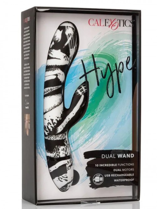 CalExotics Hype Dual Wand Şarjlı Rabbit Vibratör 6