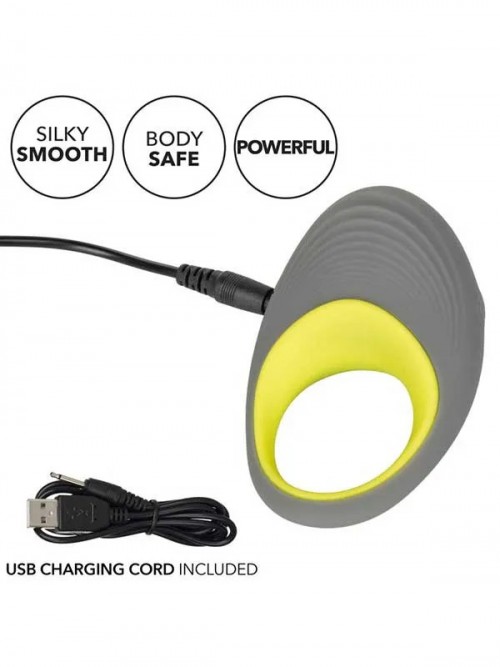 CalExotics Link Up Edge Şarjlı Penis Halkası 4