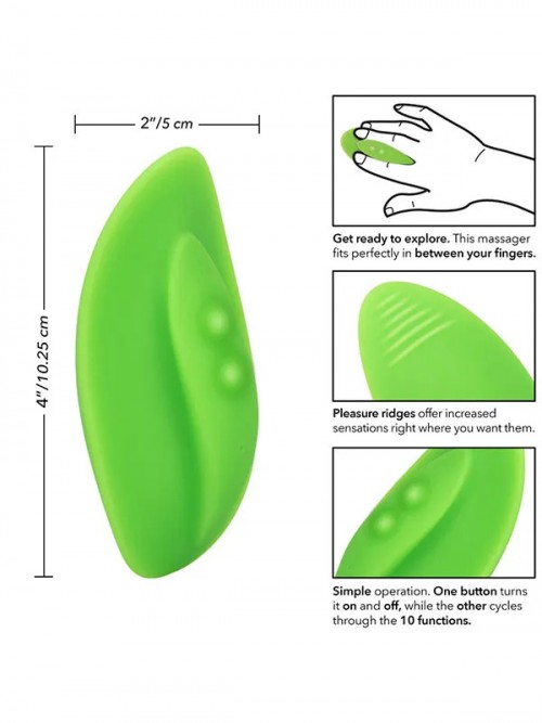 CalExotics Marvelous Teaser Şarjlı Parmak ve Orgazm Vibratörü 3