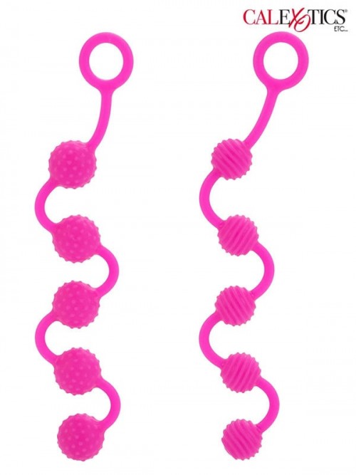 CalExotics Posh O Beads Pink Anal Toplar 2