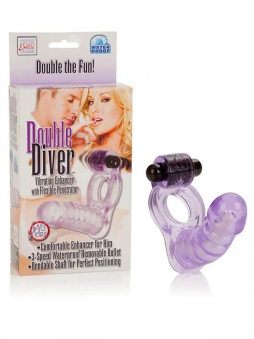 California Excotic Double Diver Titreşimli Halka 6