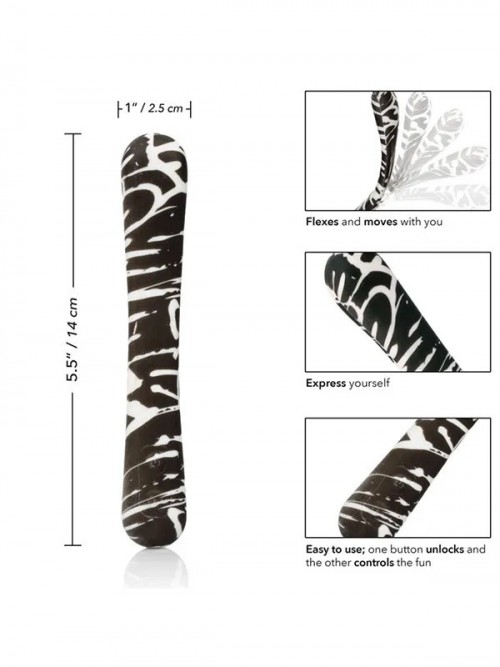 CalExotics Hype FlexiWand Ultra Esnek Şarjlı Vibratör 14 cm 4