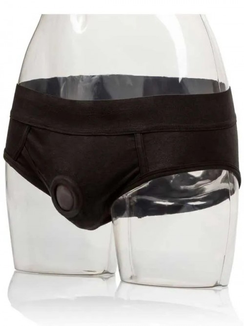 CalExotics Packer Gear Pure Silikon Packing Penis Siyah 10.25 cm 4