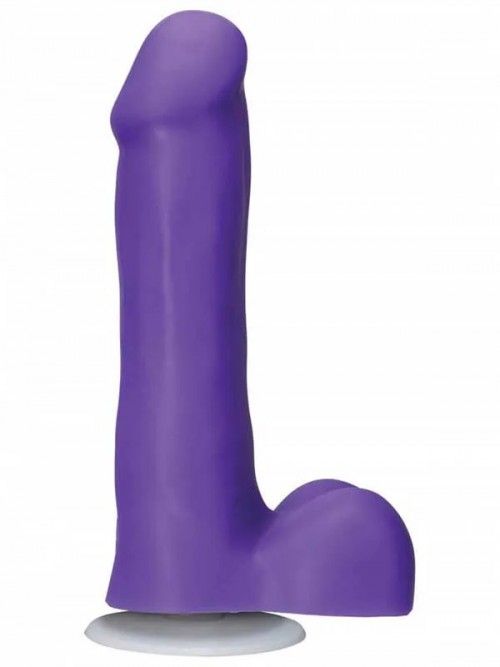 American Pop! Icon Slim 6″ Vac-U-Lock Özellikli Realistik Dildo 16.5 cm Mor 2