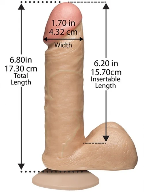 Doc Johnson 6″ Realistik Cock Ten 3