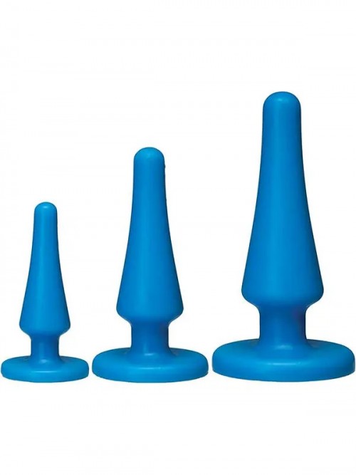 Doc Johnson Launch! Anal Başlangıç Seti Mavi