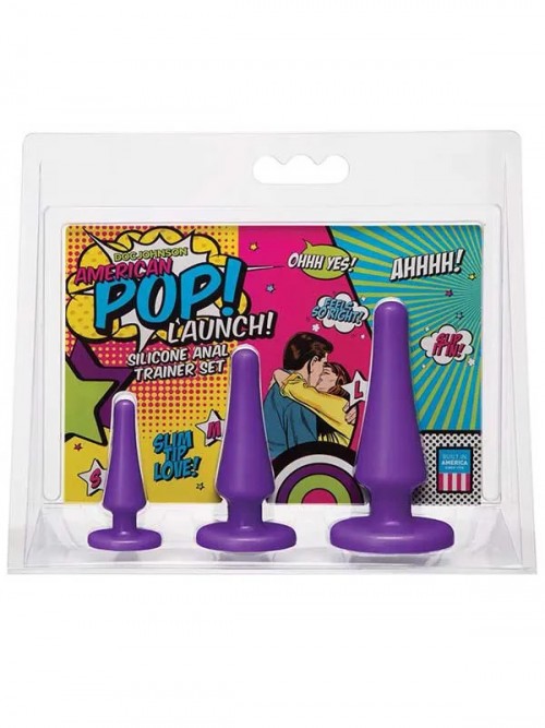 Doc Johnson Launch! Anal Başlangıç Seti Mor 2