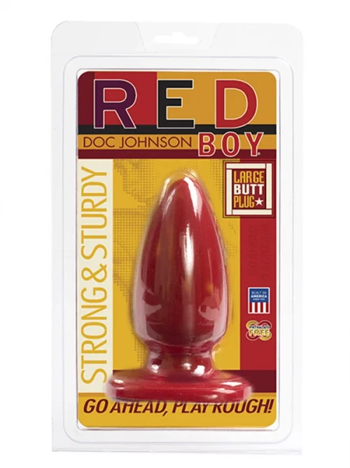 Doc Johnson Red Boy Large Plug 13 cm 2