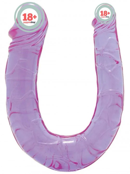 Çift Başlı Mini Anal Vajinal Realistik Dildo