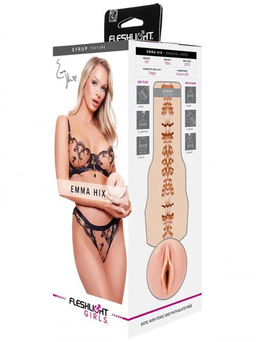Fleshlight Girls Emma Hix Syrup Vajina Mastürbatör Ek Resim