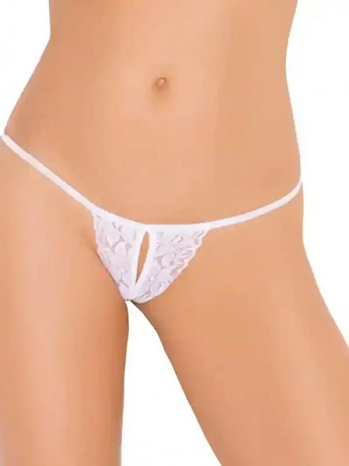 Transparan Dantelli Seksi Tanga Külot Siyah 1