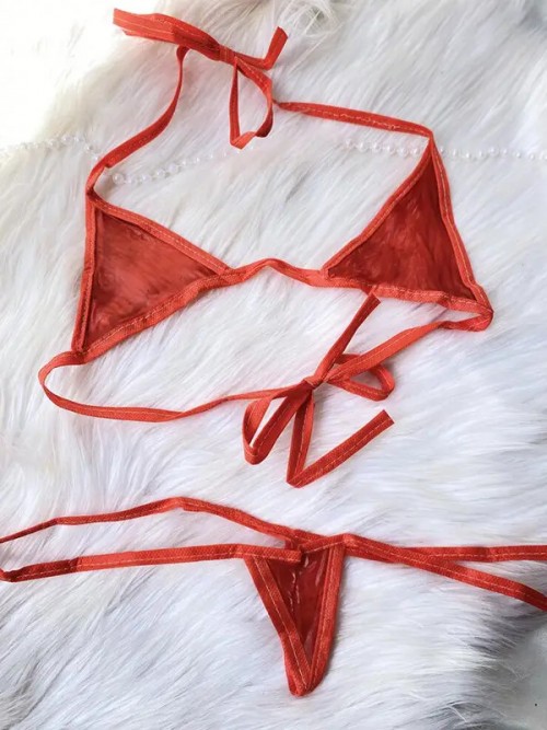 Yenilebilir Meyve Aromalı Sütyen ve Tanga