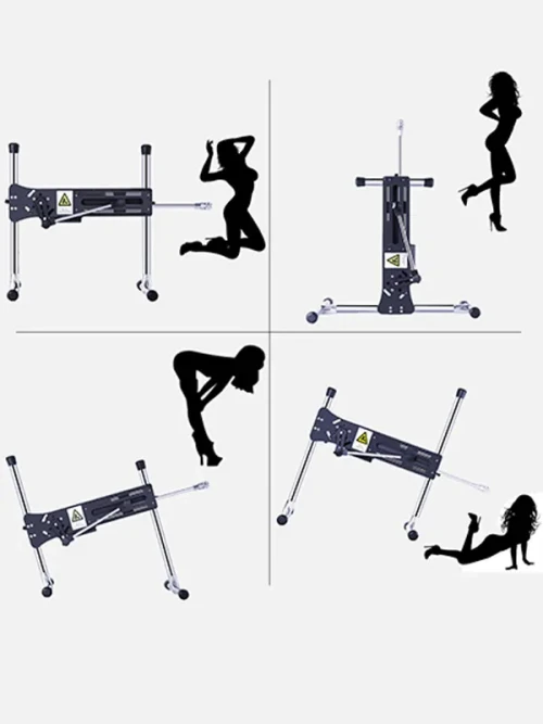 Hismith Premium APP Telefon Kontrollü Uzaktan Kumandalı Seks Makinesi Full Aksesuarlı Ek Resim