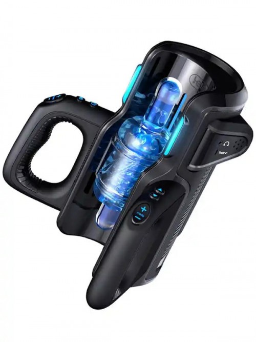 Leten Rocket Thrusting-Pro Yüksek Hızlı Otomatik Sesli Şarjlı Mastürbatör 4