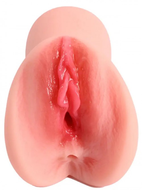 Çift Girişli Anal ve Vajinal Realistik Mastürbatör 5