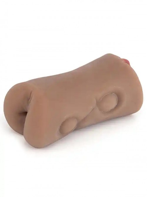 Darcy Anal ve Vajina Girişli Çift Taraflı Gerçekçi Stroker Mastürbatör 5