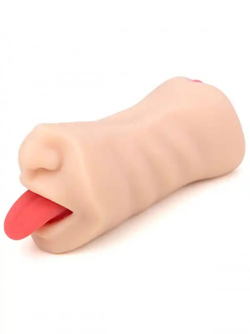 Krystal Ağız ve Vajina Girişli Çift Taraflı Gerçekçi Mastürbatör