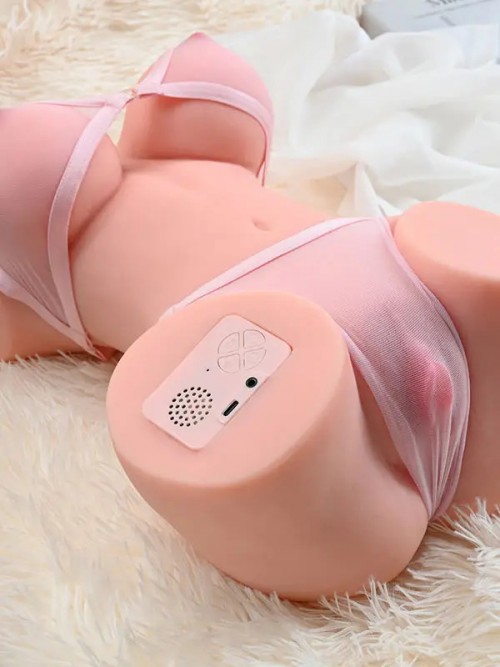 Mica Titreşimli Şarjlı Sesli Emme Fonksiyonlu Torso Vücut Mastürbatör 5.3 kg Ek Resim