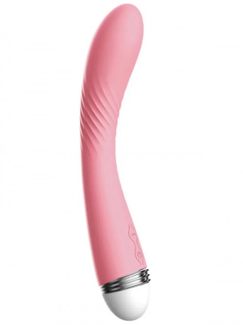 Şarjlı Titreşimli Klitoral ve G-Spot Vibratör 22 cm