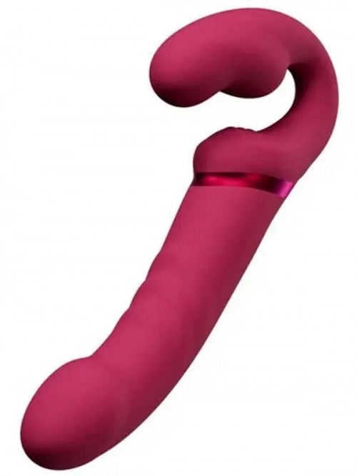 Lovense Lapis App Control Flexible Double Vibrating Strapless Strap-on 2