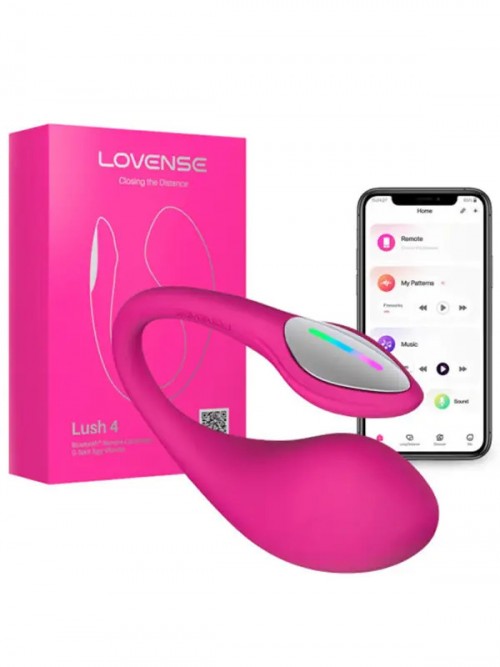 Lovense LUSH 4 Bluetooth ve Uygulama Kontrollü G Noktası Yumurta Vibratörü Ek Resim