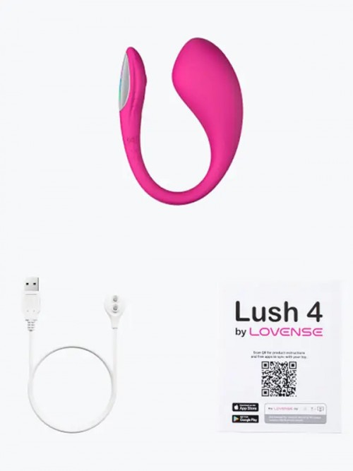 Lovense LUSH 4 Bluetooth ve Uygulama Kontrollü G Noktası Yumurta Vibratörü Ek Resim