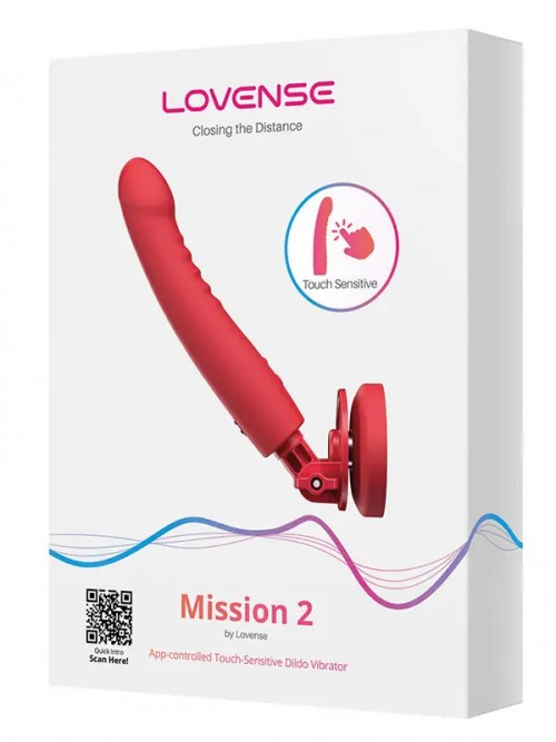 Lovense Mission 2 Telefon Kontrollü Dokunmaya Duyarlı Titreşimli Vibratör Ek Resim