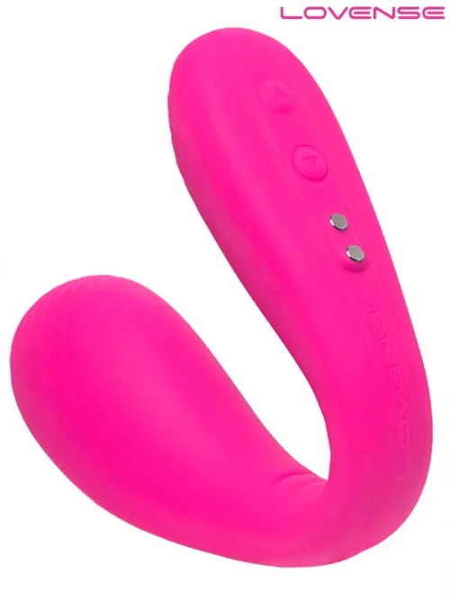 Lovense Dolce Çiftler için Ayarlanabilir Telefon Kontrollü Vibratör 2