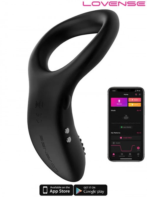 Lovense Diamo Telefon Kontrollü Titreşimli Penis Halkası