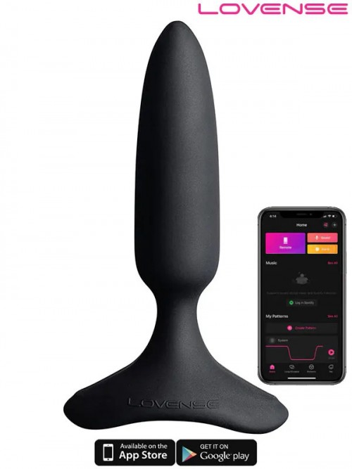 Lovense HUSH 2 Telefon ve Bluetooth Kontrollü Anal Plug 1″