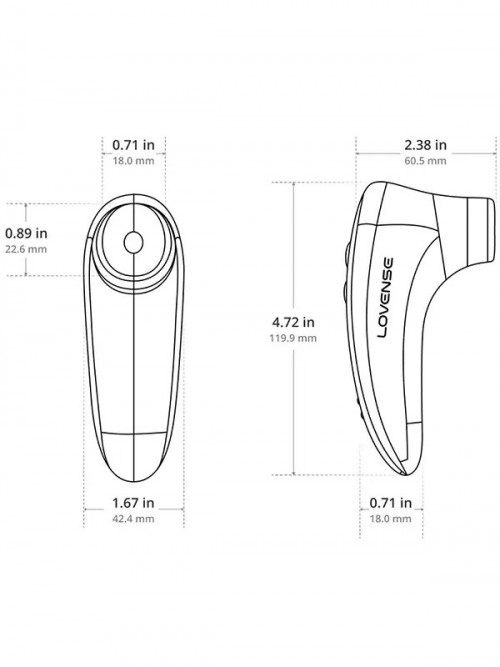 Lovense Tenera 2 Telefon Kontrollü Klitoral Emiş Vibratörü Ek Resim