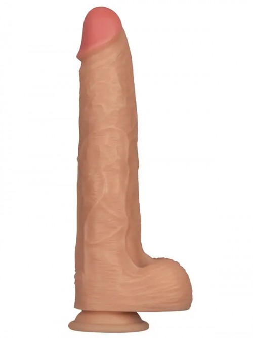 Lovetoy 11” Vibrating Power Basics Cock Titreşimli Şarjlı Dildo 28cm 2