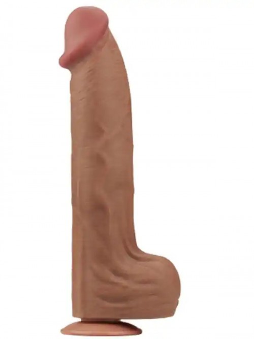 LoveToy 14” Sliding Skin Dual Layer Çift Katmanlı Dev Dildo 36 cm 3