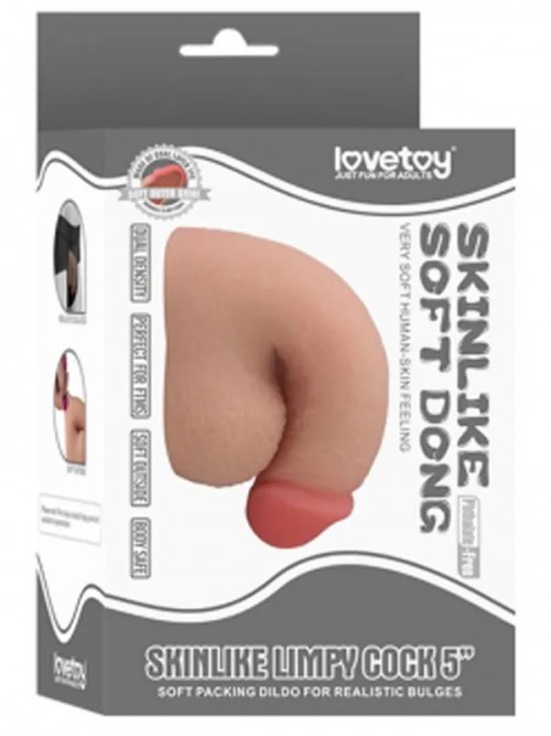 Lovetoy 5″ Skinlike Limpy Cock Packer 12.5 cm Ek Resim