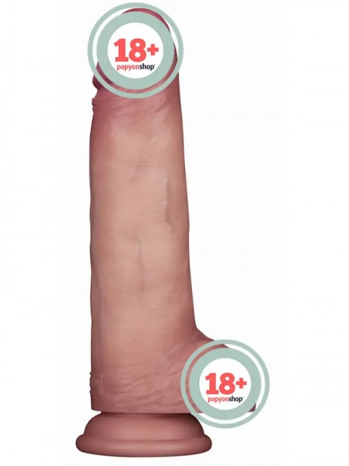 Lovetoy 8.5” Sliding Skin Pro II Dual Layer Silicone Dong 21.5cm