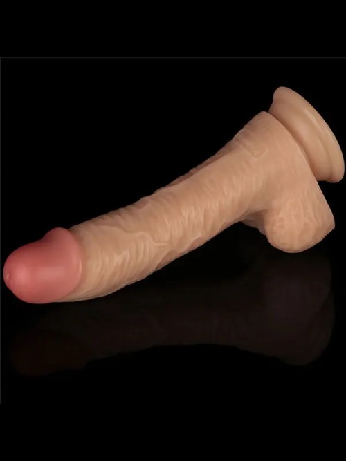 Lovetoy 8.5” Vibrating Power Basics Cock Titreşimli Şarjlı Dildo 22cm Ek Resim