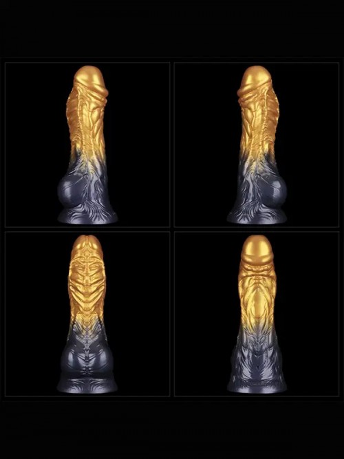 Lovetoy 8” Dual Density Silicone Şişirilebilir Monster Dildo Ek Resim