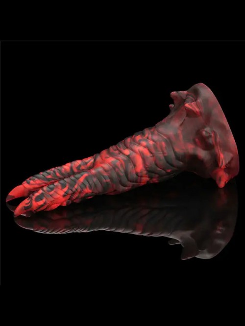 Lovetoy Savage Charm Double Claw Şarjlı Titreşimli Monster Dildo Ek Resim