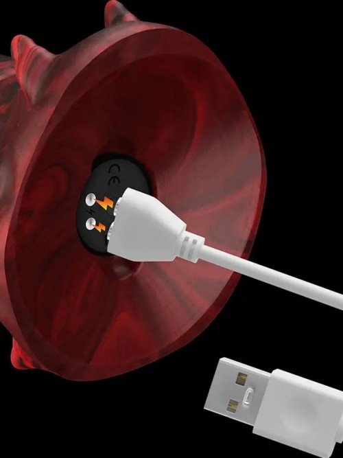 Lovetoy Savage Charm Double Claw Şarjlı Titreşimli Monster Dildo Ek Resim