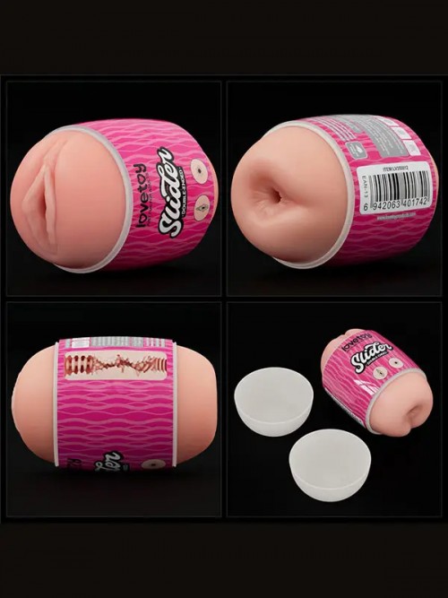 LoveToy Slider Double-Ended Çift Taraflı Anüs ve Vajinal Kupa Mastürbatör 3