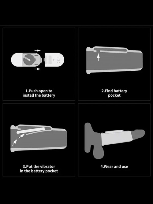 LoveToy Vibrating Drip Knights Ring Titreşimli Penis Halkası 5