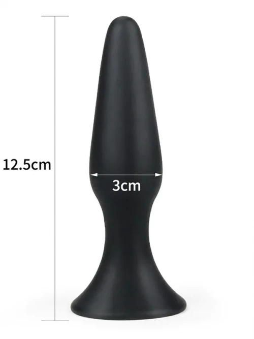 LoveToy LURE ME Silicone Anal Plug L 12.5 cm 3