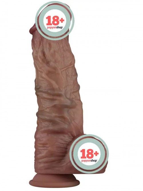 Lovetoy 10.5” Dual Layered Silicone Cock XXL 27cm