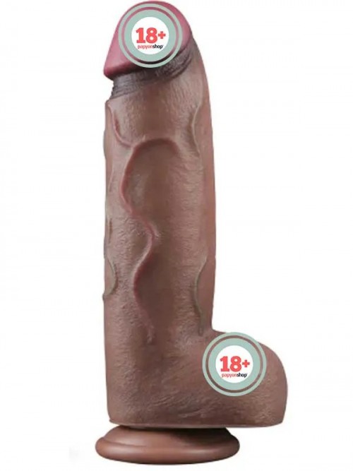 Lovetoy 12” Dual Layered Silicone Cock XXL 31 cm