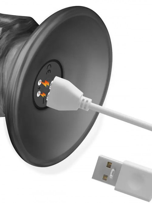 Lovetoy 14.5” King Sized Vibrating Vibrax Slider Titreşimli Şarjlı Anal Dildo 37cm 6