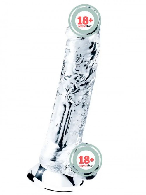LoveToy 7.5” Flawless Clear Dildo Esnek Jel Dildo 19 cm